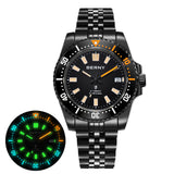 BERNY-Men Automatic Full-Lume Diver Watch-AM126VM