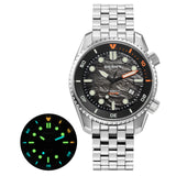 BERNY - Herren-Taucheruhr mit automatischer Leuchtfunktion - AM126VM