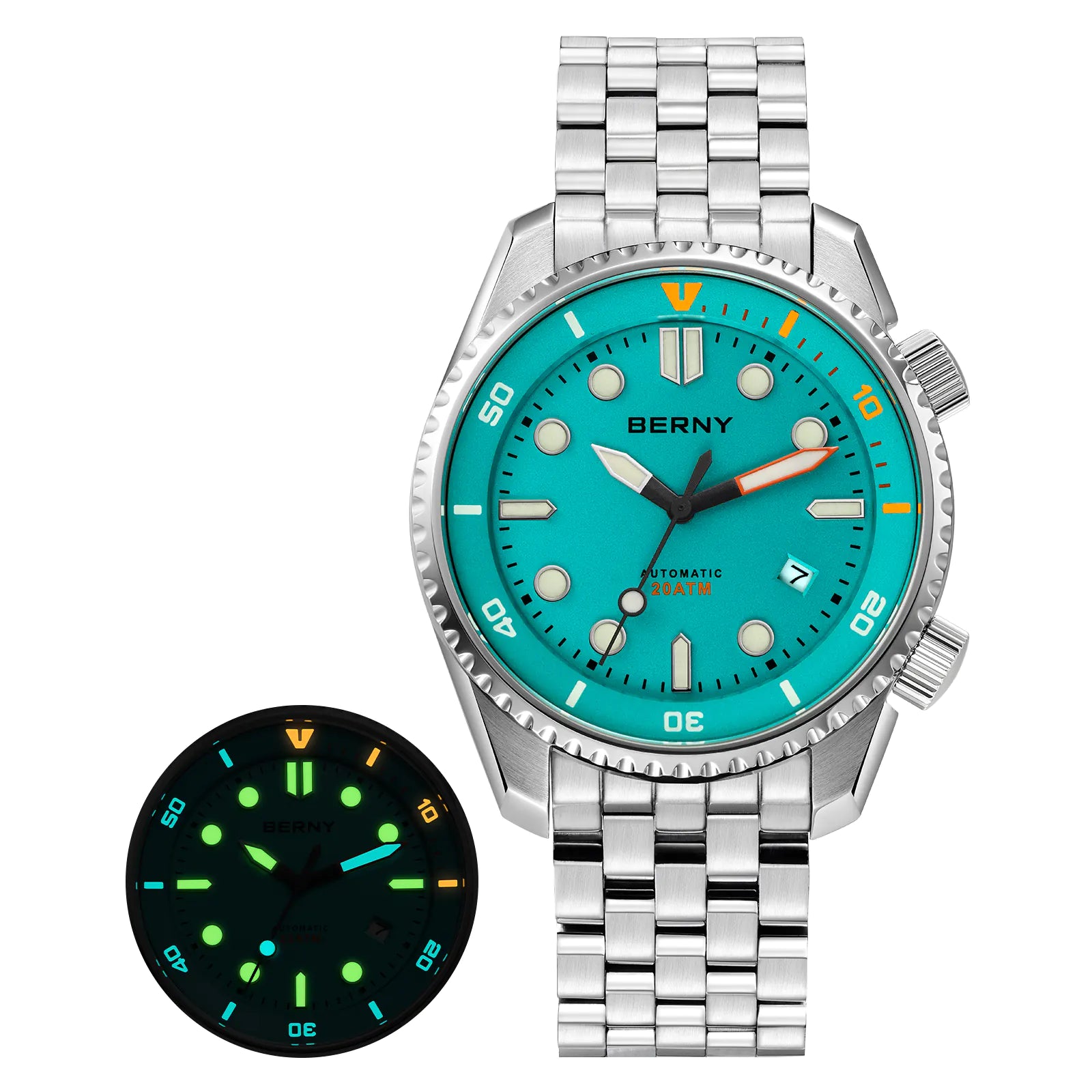 BERNY-Men Automatic Diver Watch-AM155MS