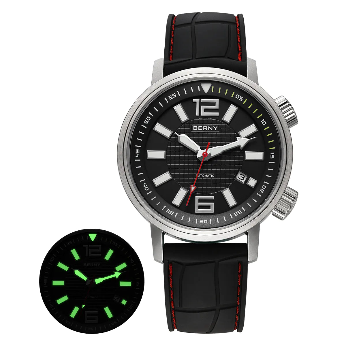 BERNY-Men Automatic Compressor Diver Watch V4-AM181M