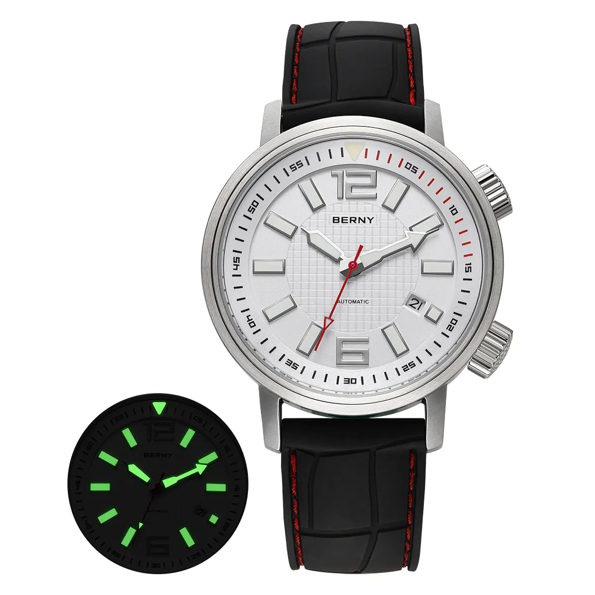 BERNY-Men Automatic Compressor Diver Watch V4-AM181M