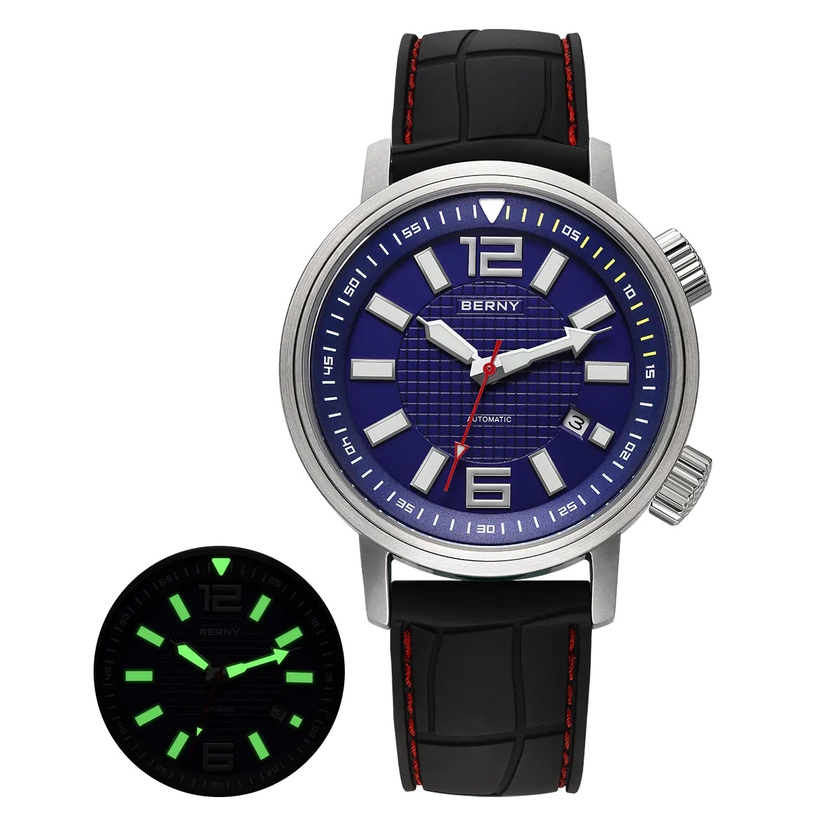 BERNY-Men Automatic Compressor Diver Watch V4-AM181M