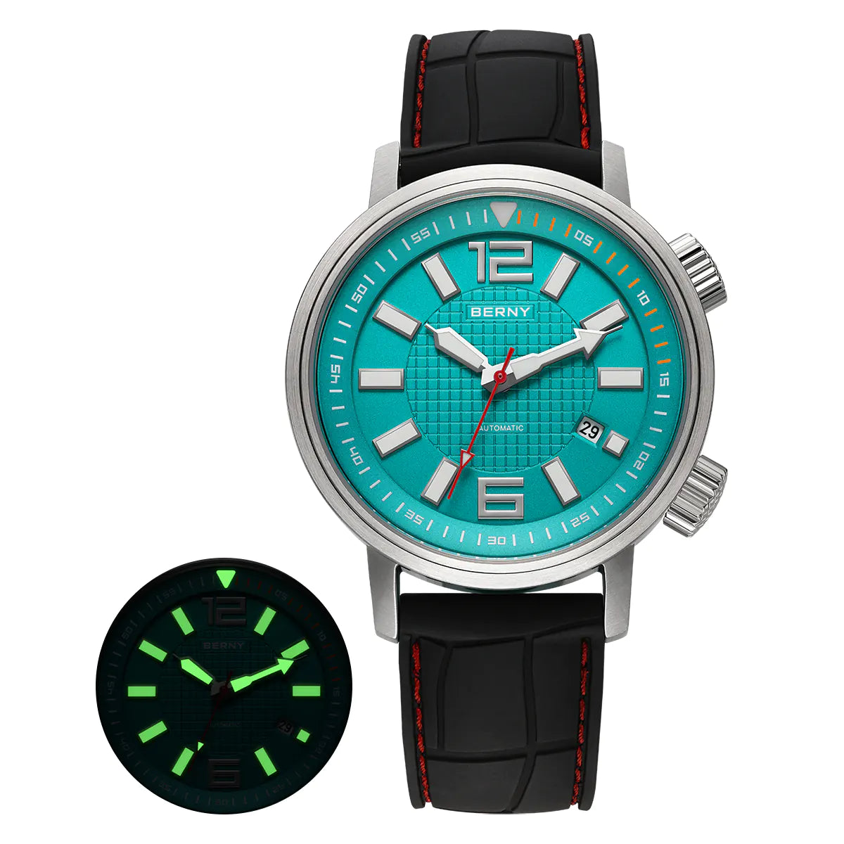 BERNY-Men Automatic Compressor Diver Watch V4-AM181M