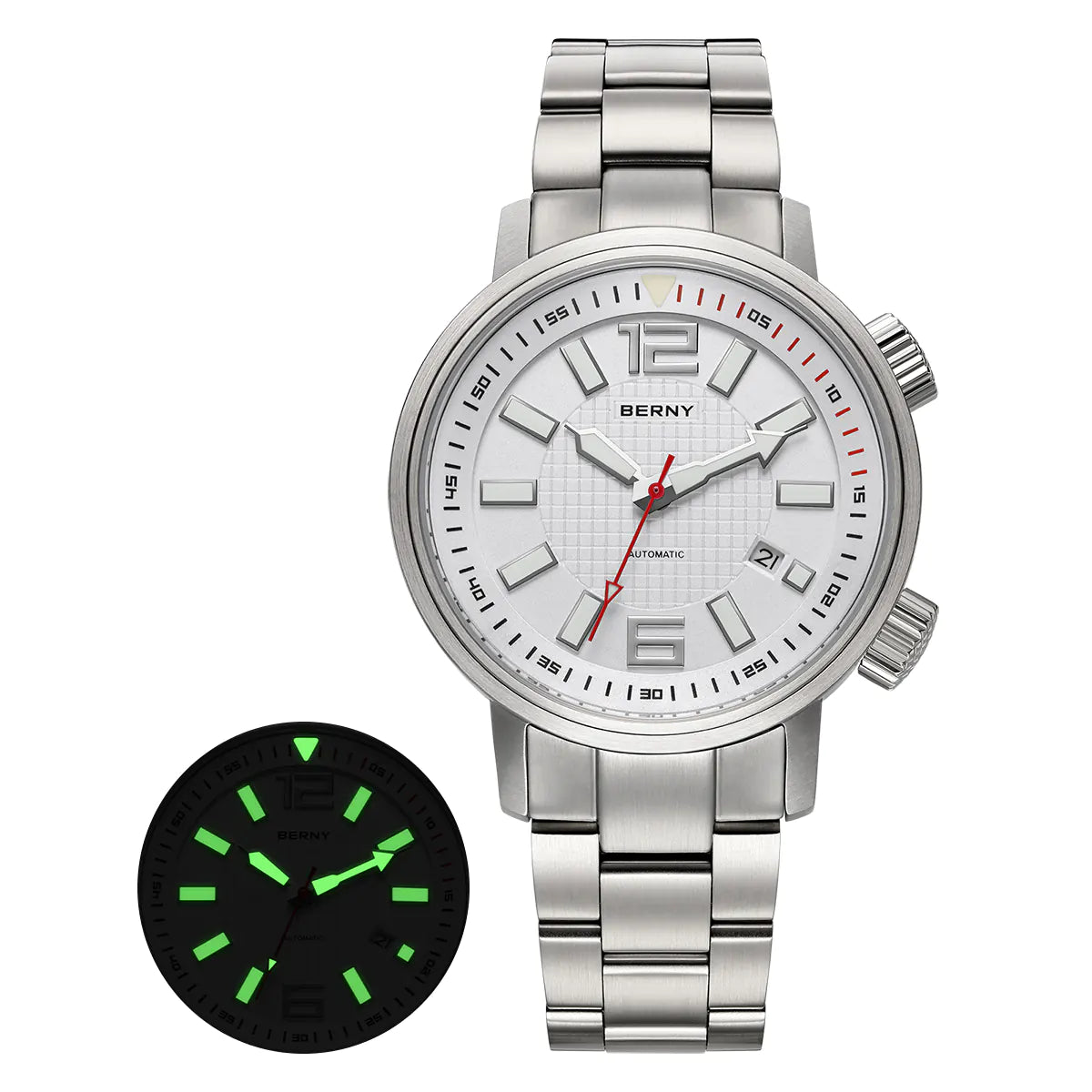 BERNY-Men Automatic Compressor Diver Watch V4-AM181MS