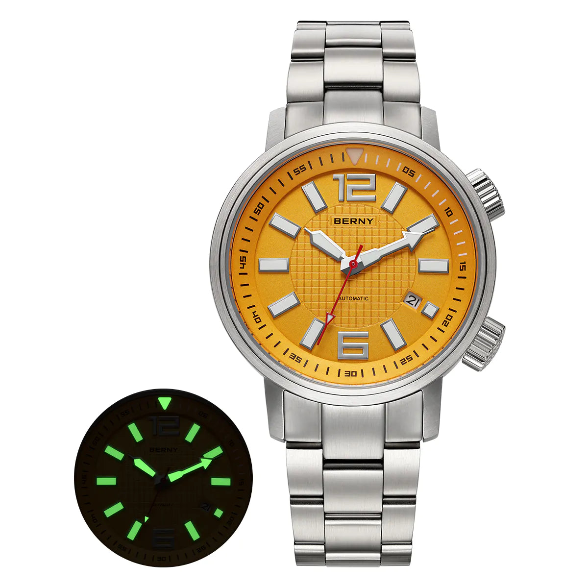 BERNY-Men Automatic Compressor Diver Watch V4-AM181MS