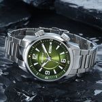 compressor diver watch AM139MS-GRN