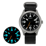 BERNY-Men Automatic Titanium Field Watch-AMT143M