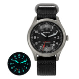BERNY-Men Automatic Titanium Field Watch-AMT163M