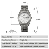 Dimensions and specifications of Berny wristwatch T2597MS 