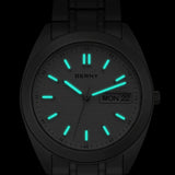BERNY watch with super luminous pointer and scale guarantee visibility even in low light conditions
