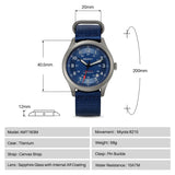 BERNY-Men Automatic Titanium Field Watch-AMT163M