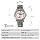 BERNY-Men Automatic Titanium Field Watch-AMT163MS