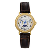Berny-Reloj de cuarzo Moonphase para mujer-2160VL