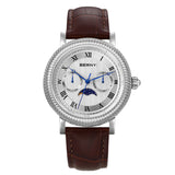 BERNY-Men Quartz Moonphase Watch-2262M