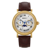 BERNY-Men Quartz Moonphase Watch-2262M