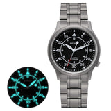 BERNY-Men Quartz Titanium Field Watch-T2566MS