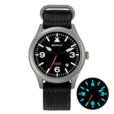 BERNY-Men Automatic Titanium Field Watch-AMT143M