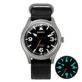 BERNY-Men Automatic Titanium Field Watch-AMT143M