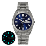 BERNY-Men Quartz Titanium Dress Watch-T2567MS