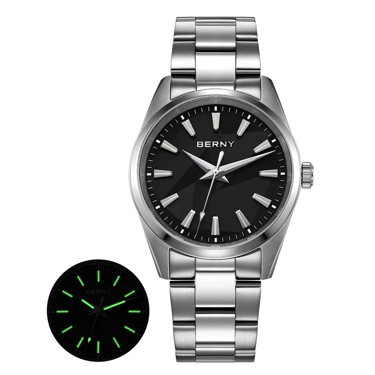 BERNY-Men Quartz Dress Watch-2953M