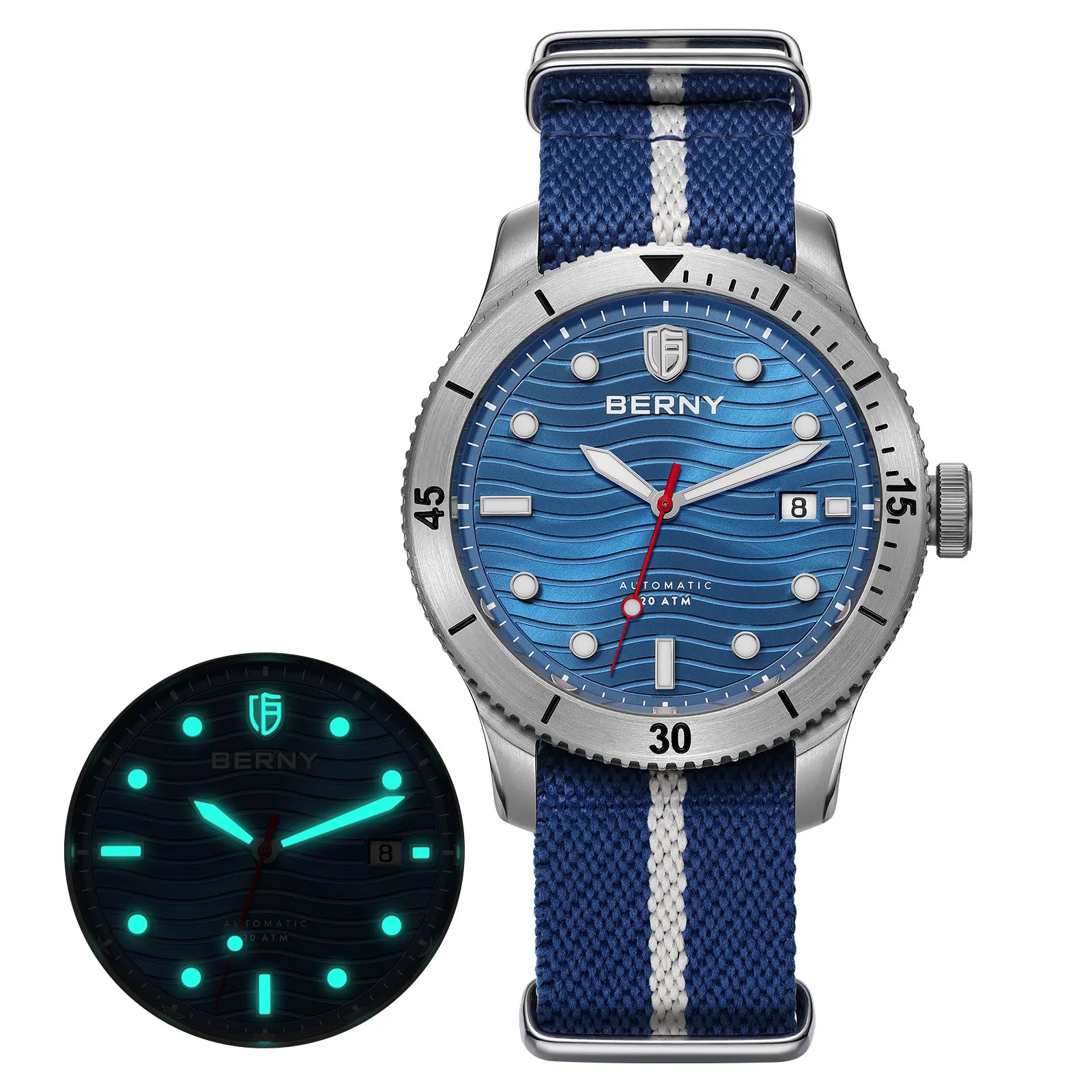 BERNY-Herren-Automatik-Kompressor-Taucheruhr V4-AM439M 