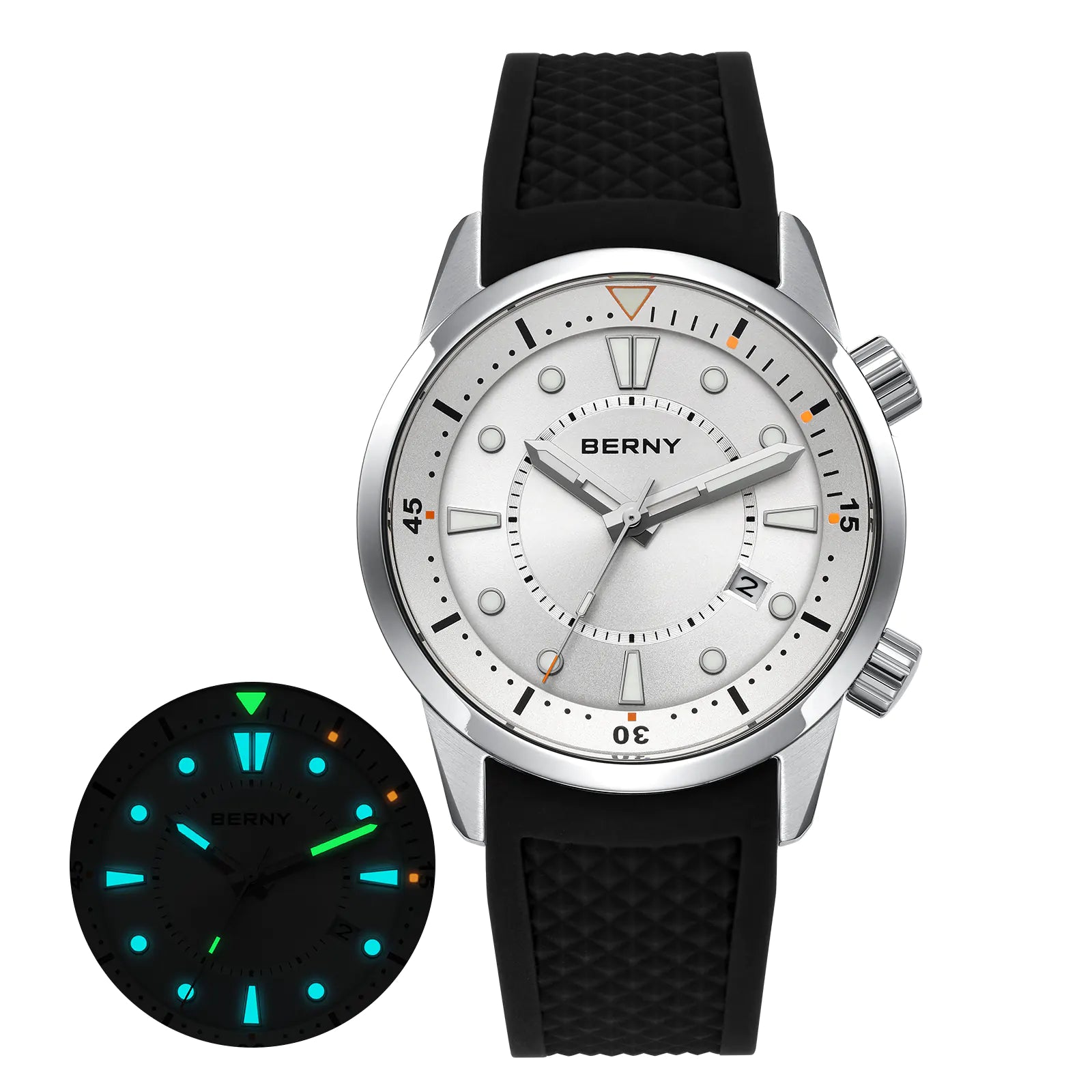BERNY-Men Automatic Compressor Diver Watch V5-AM539M