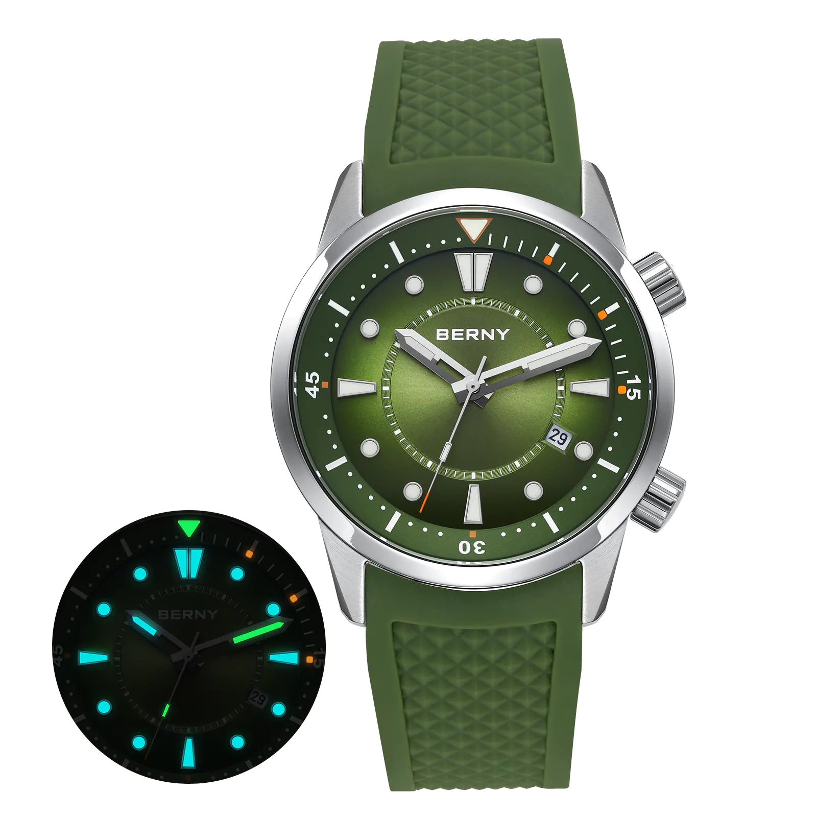 BERNY-Men Automatic Compressor Diver Watch V5-AM539M