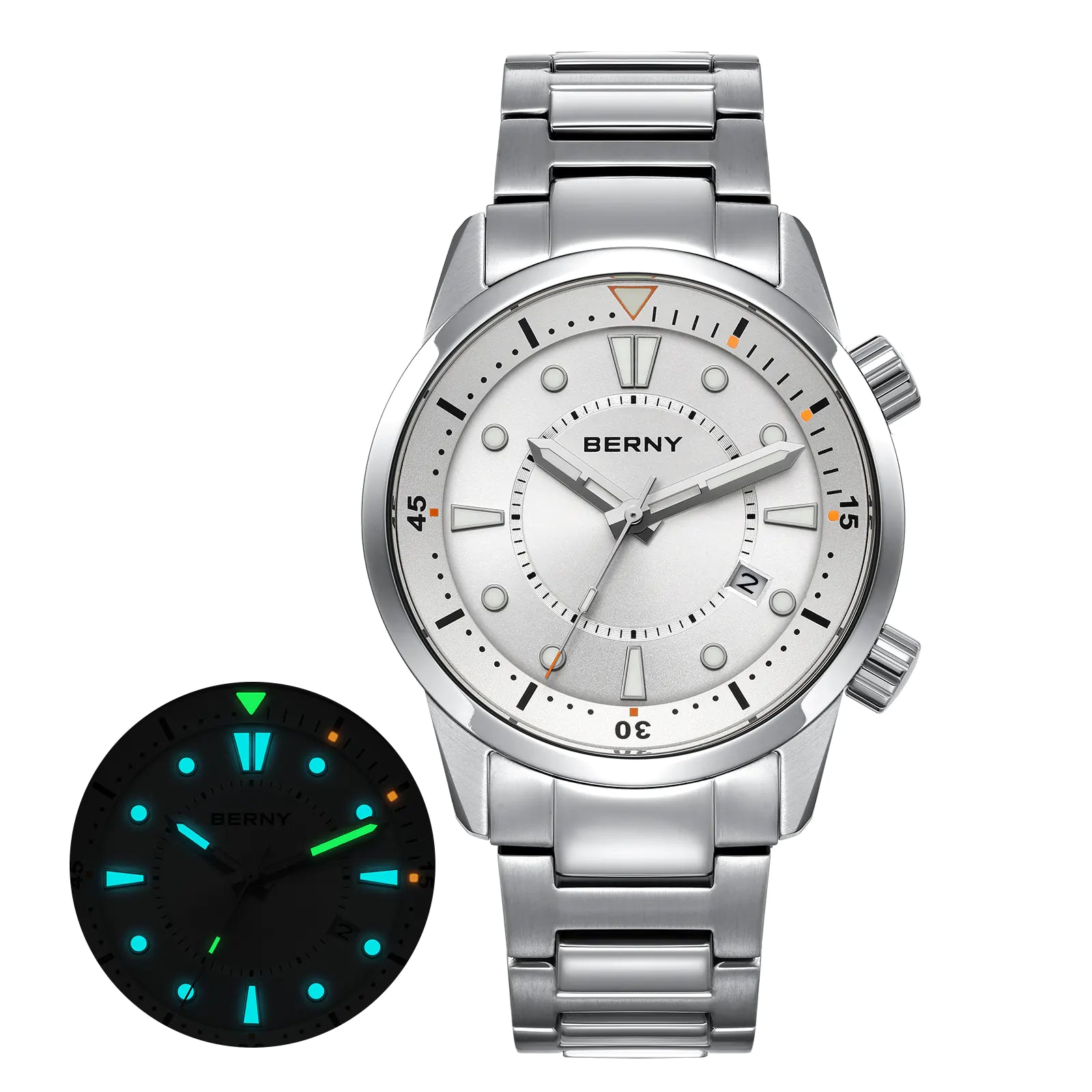 BERNY-Men Automatic Compressor Diver Watch V5-AM539MS