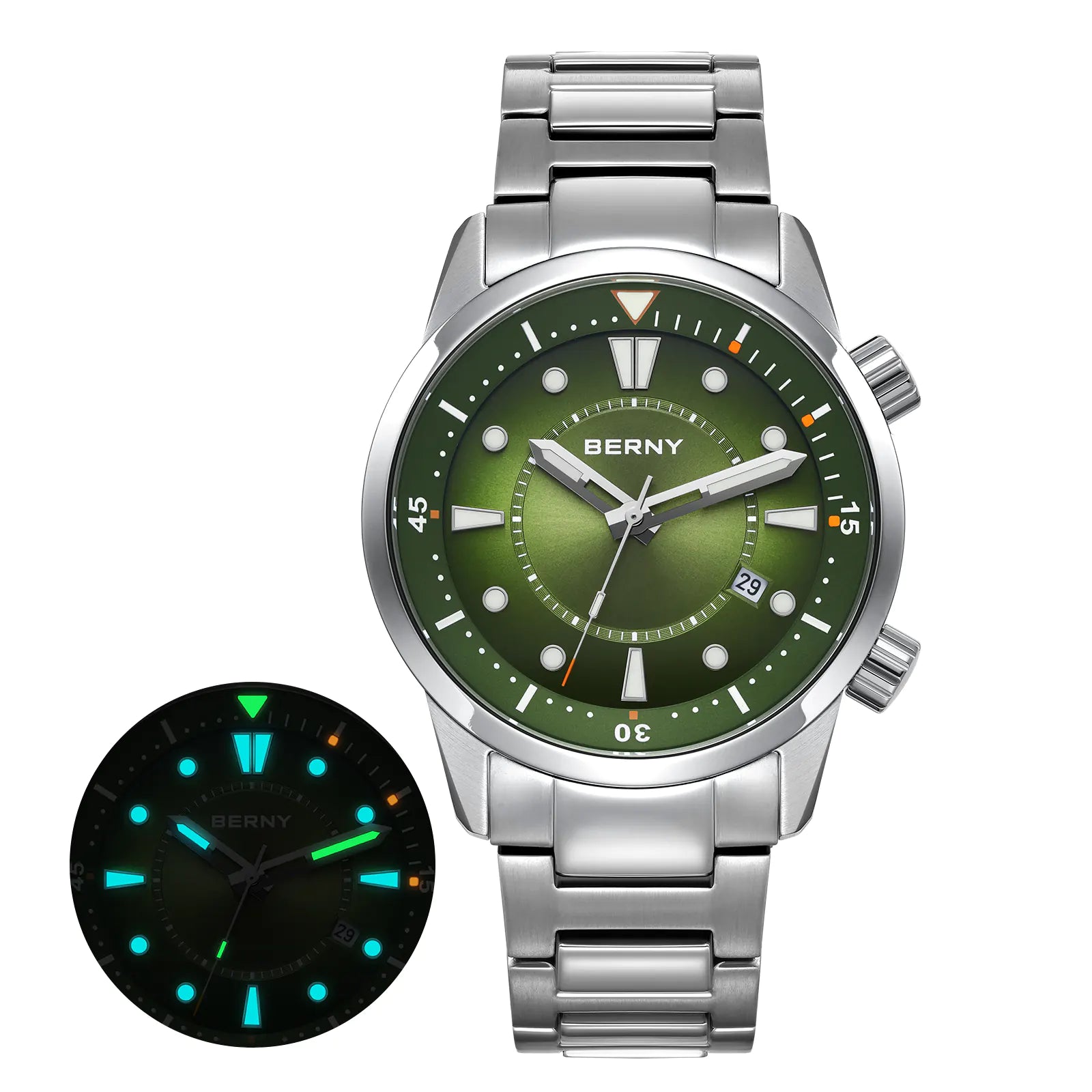 BERNY-Men Automatic Compressor Diver Watch V5-AM539MS