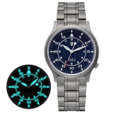 BERNY-Men Quartz Titanium Field Watch-T2566MS