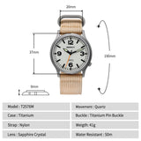 Đồng hồ BERNY-Men Quartz Titanium Field V2-T2576M 
