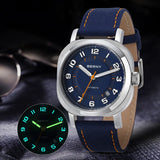 BERNY-Men Automatic Cushion Shaped Dress Watch-AM133V