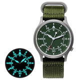 BERNY-Men Quartz Titanium Field Watch-T2566M