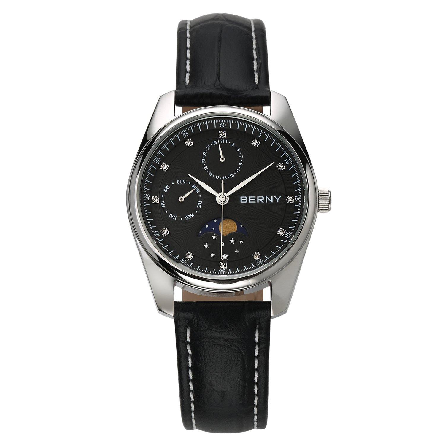 Berny-Women Quartz Moonphase Watch-2160VL - BERNY® WATCH Official Store