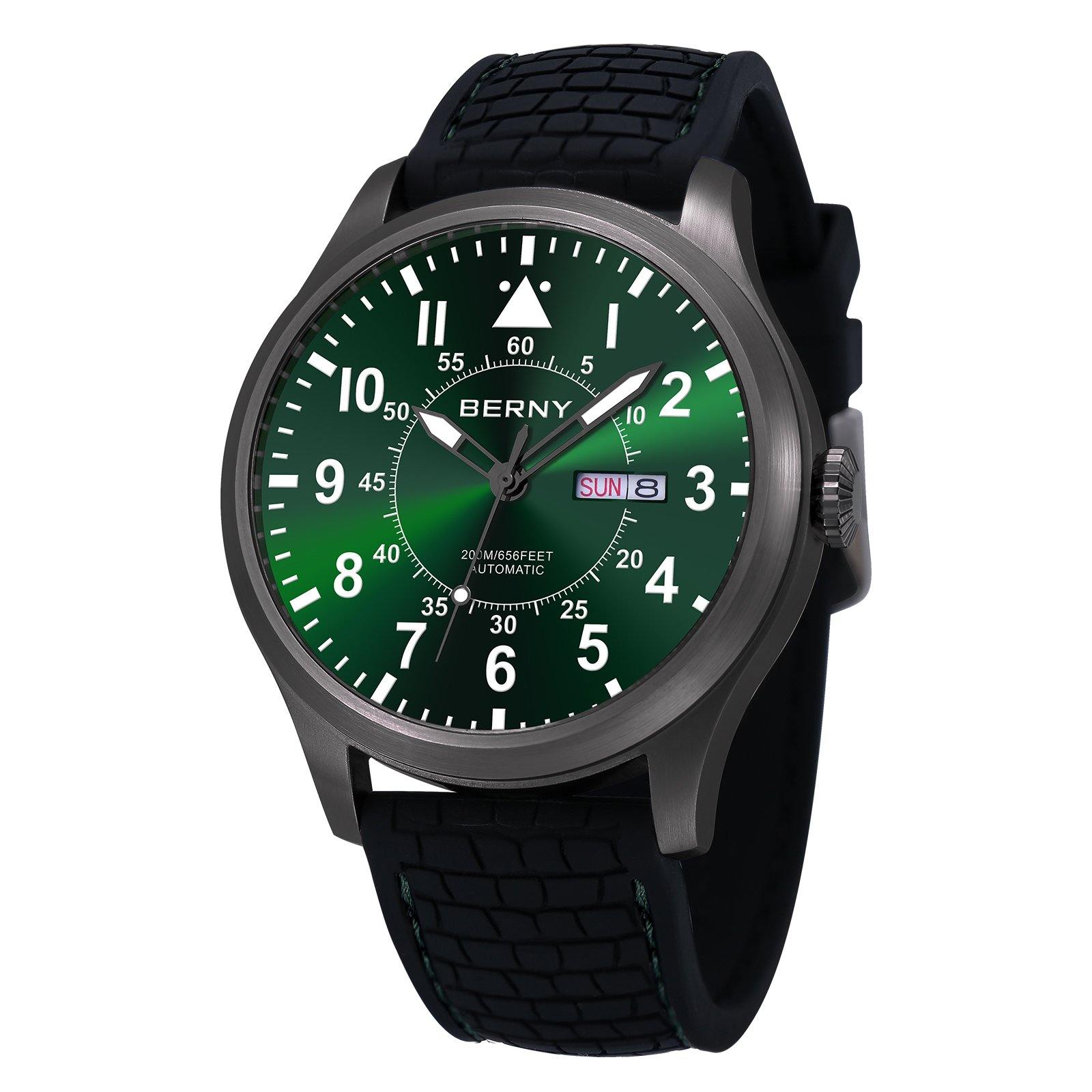 Berny-Men Automatic Pilot Watch-AM127M - BERNY® WATCH Official Store