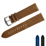 BERNY-Crazy Horse Leather Quick Release Watch Strap